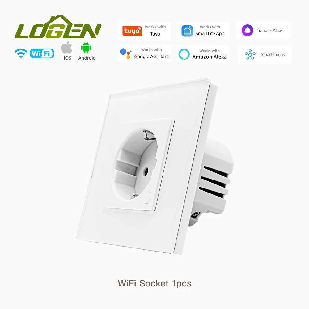 Smart EU Wall Socket with USB Ports