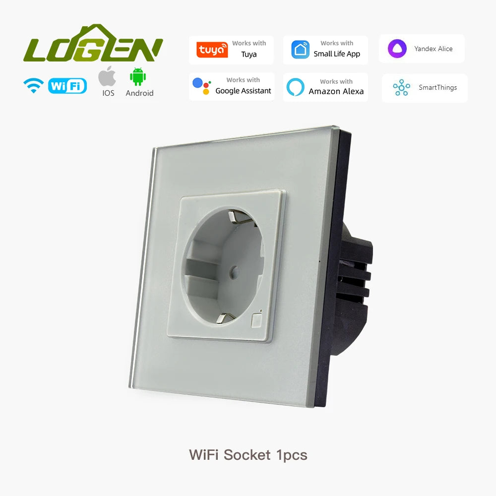 Smart EU Wall Socket with USB Ports