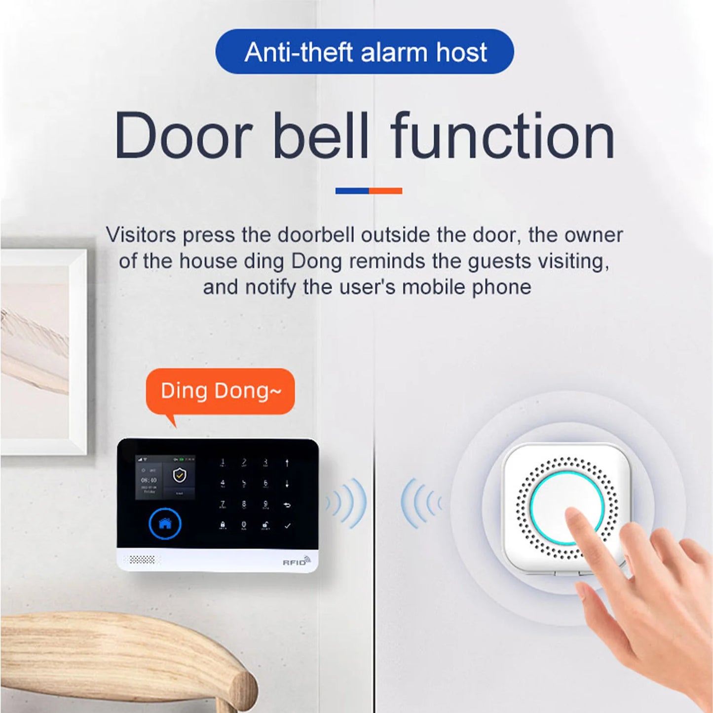 4G WiFi Home Alarm System