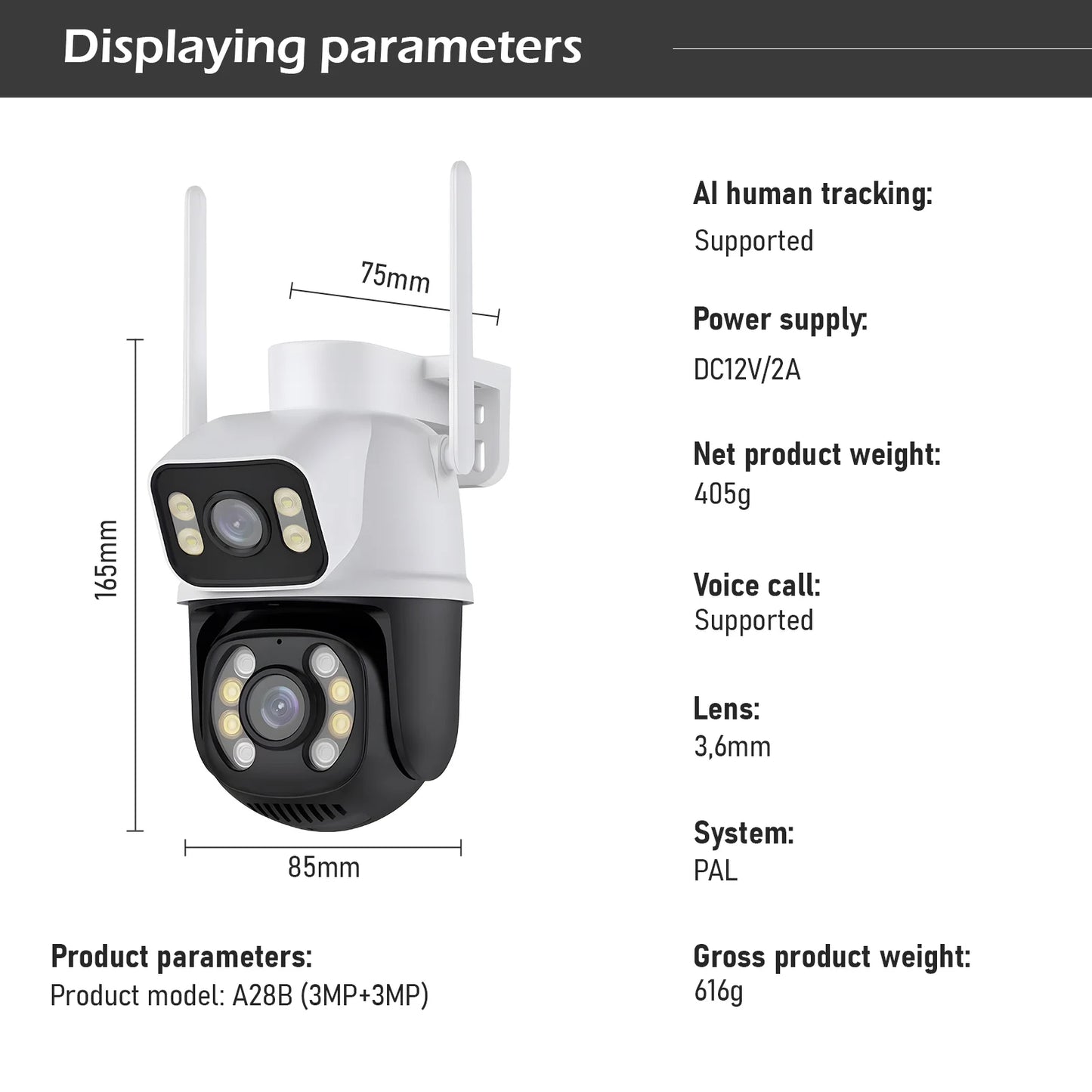 Outdoor WiFi Security Camera