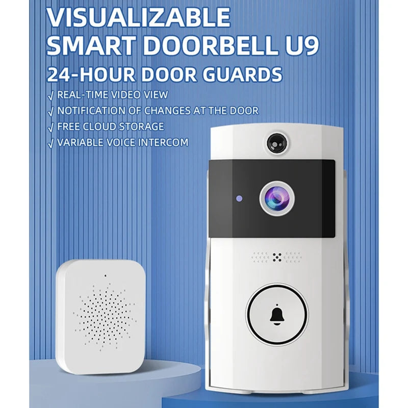 Smart WIFI Doorbell Camera With Solar Charging